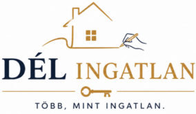 dél ingatlan fehér háttér